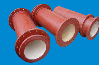   Anticorrosive wear resistant ceramic pipe